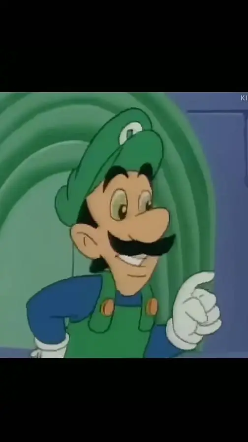 ai character: wheezing luigi background