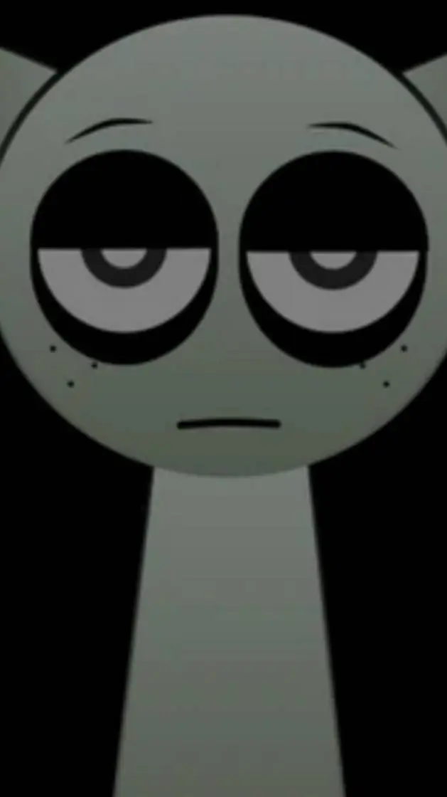 ai character: Gray background