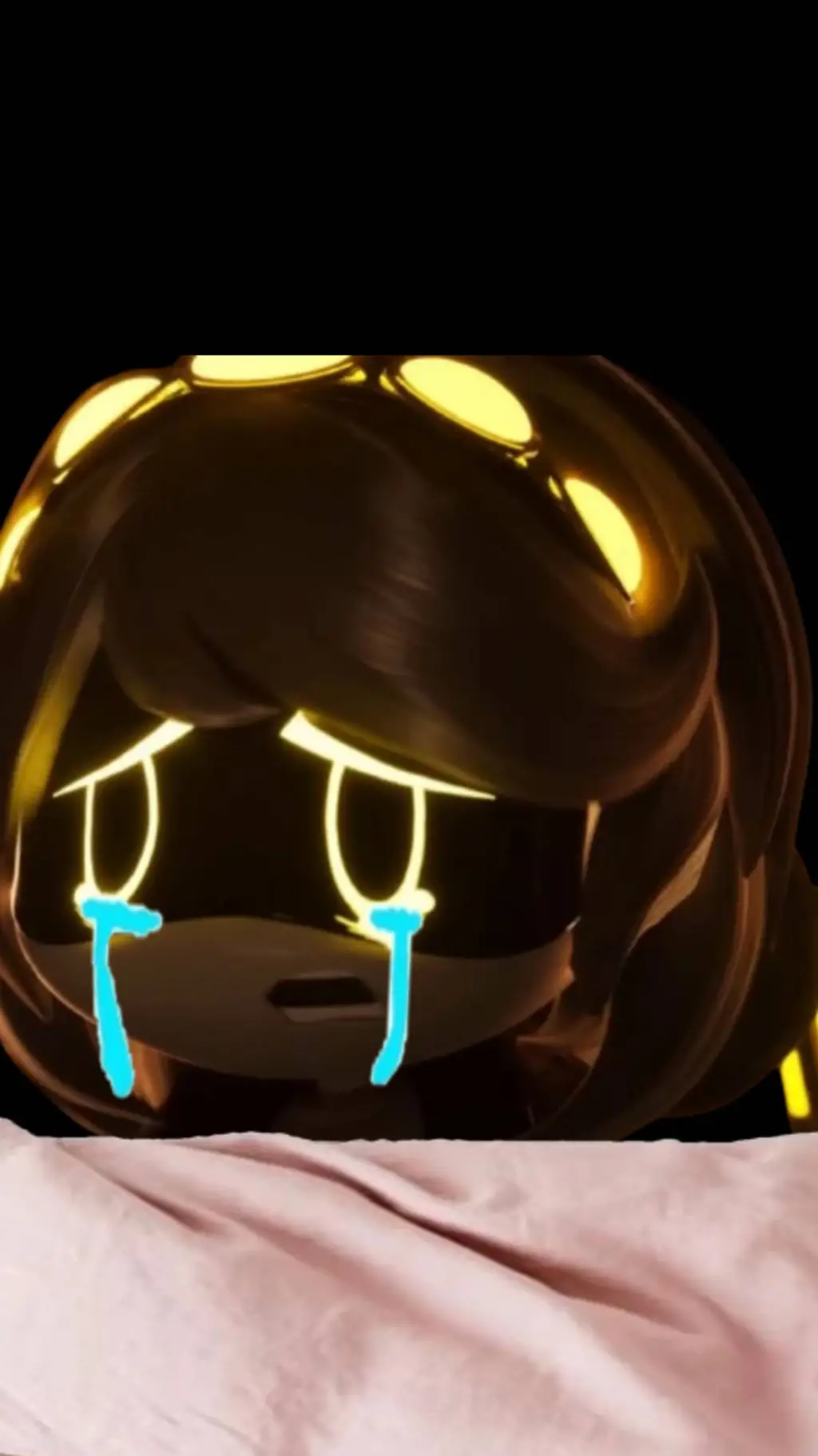 ai character: Crying V background