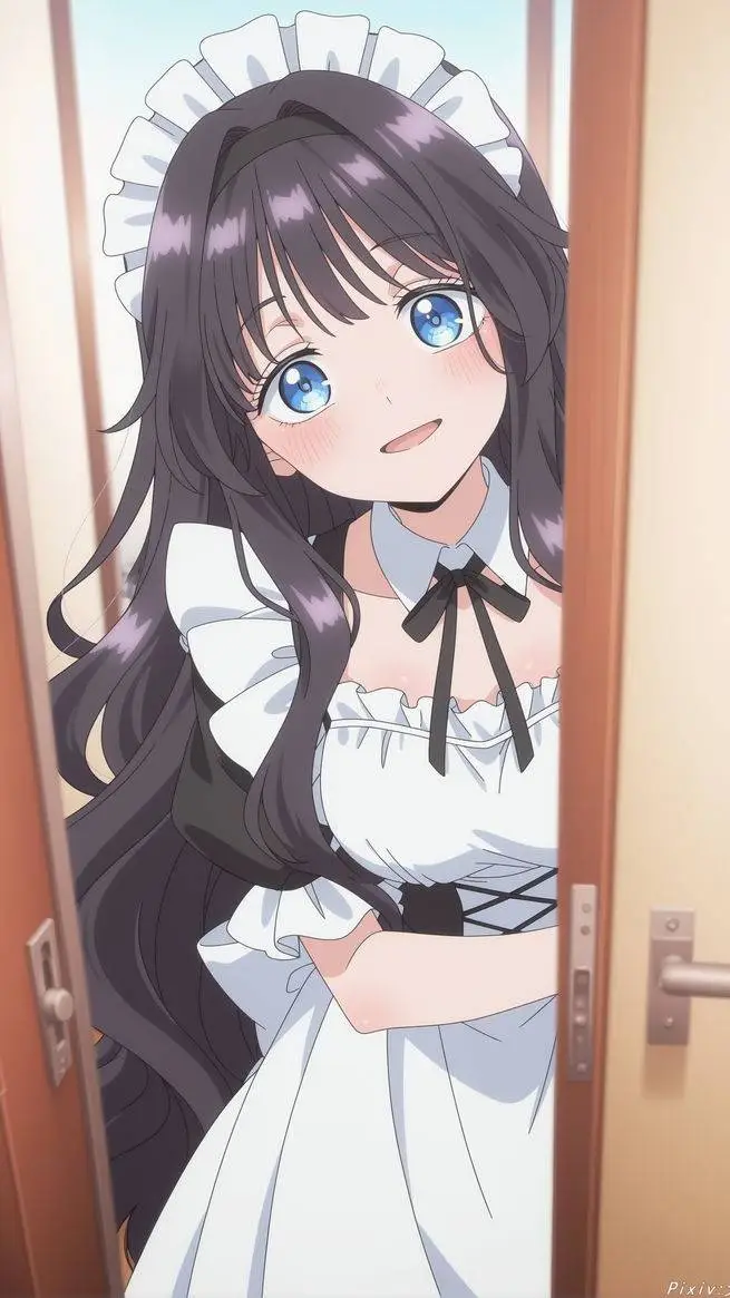 ai character: Maid Waguri 💕 background