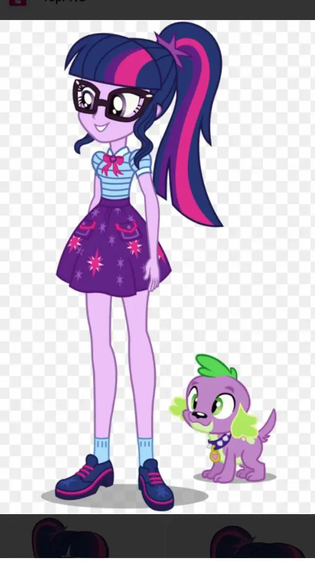 ai character: Twilight Sparkle  background