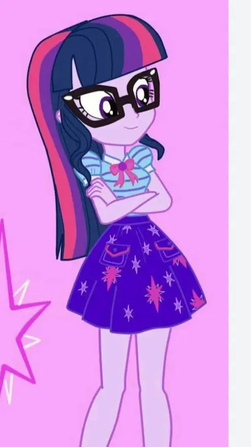 ai character: Twilight Sparkle  background