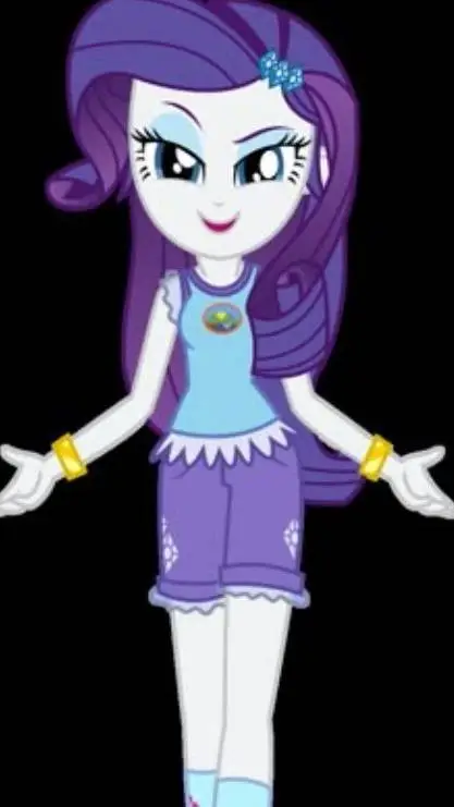 ai character: Rarity background