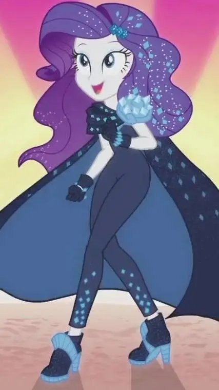 ai character: Rarity background