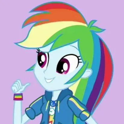 chat with ai character: Rainbow Dash 