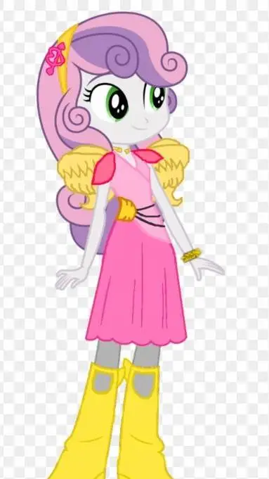 ai character: Sweetie Belle  background