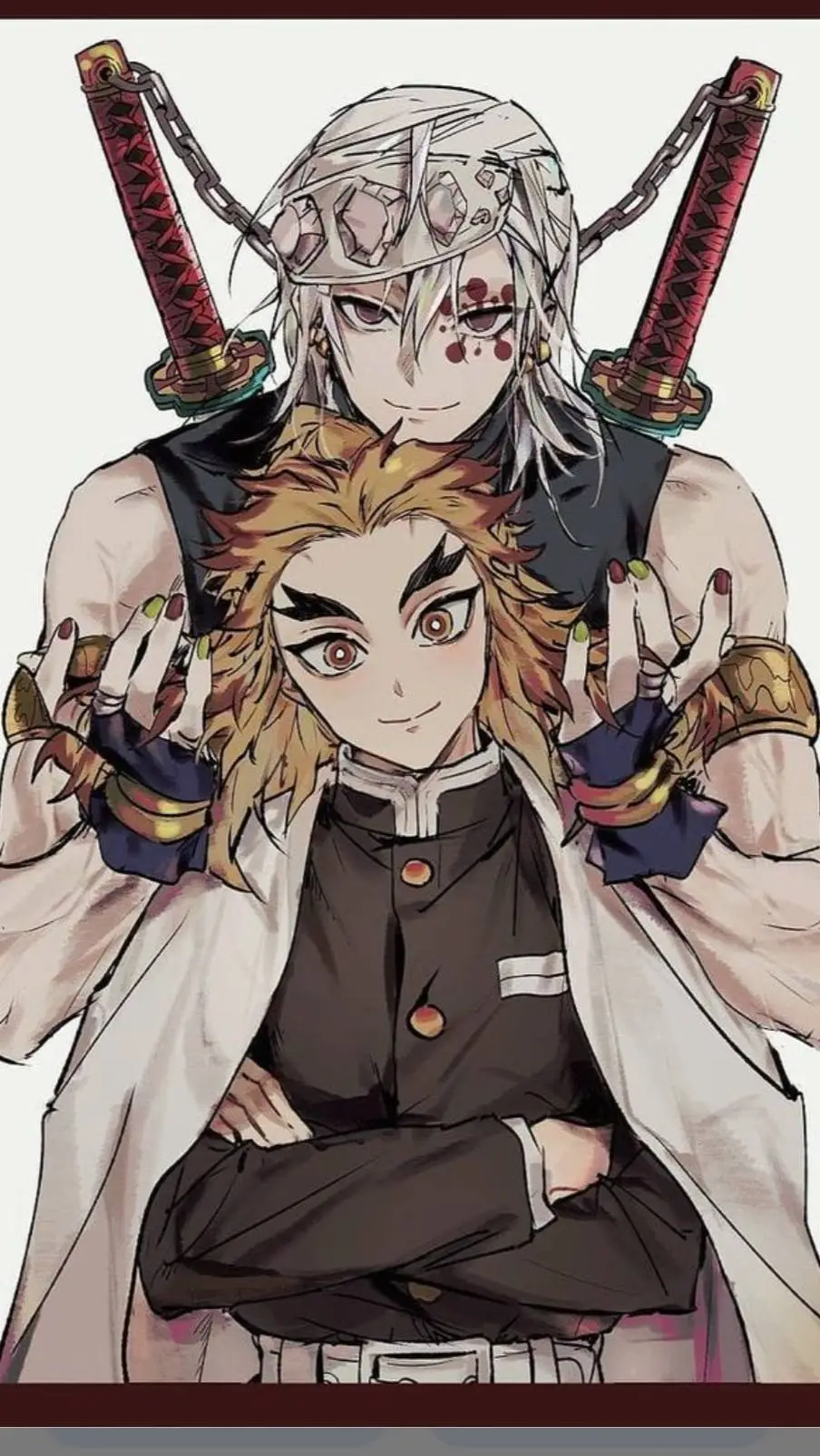ai character: tengen x rengoku  background