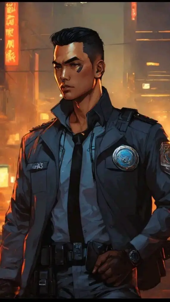 ai character: 🥀soon comes night  background