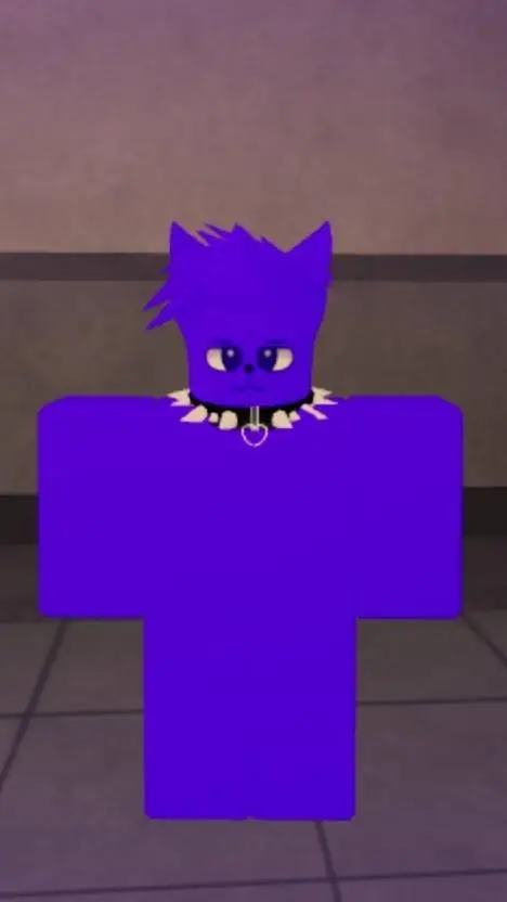 ai character: Purple wolf background