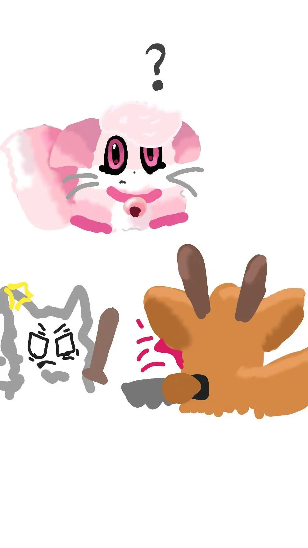 ai character: Rii vs Mark (mako) background