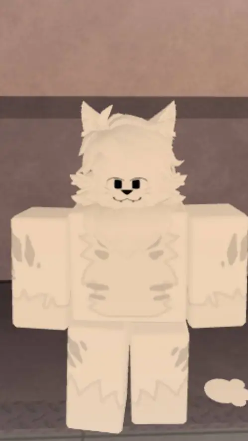 ai character: White wolf background