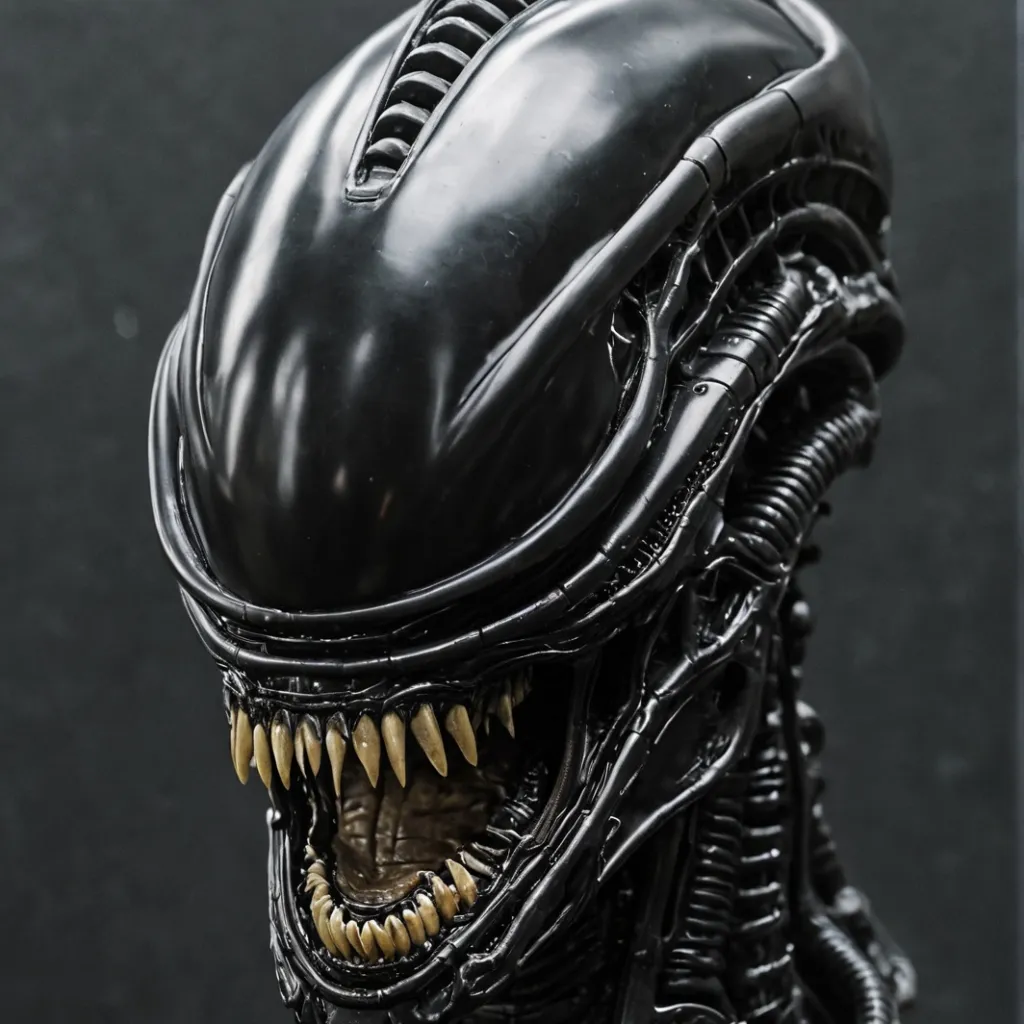 chat with ai character: Xenomorph mask!