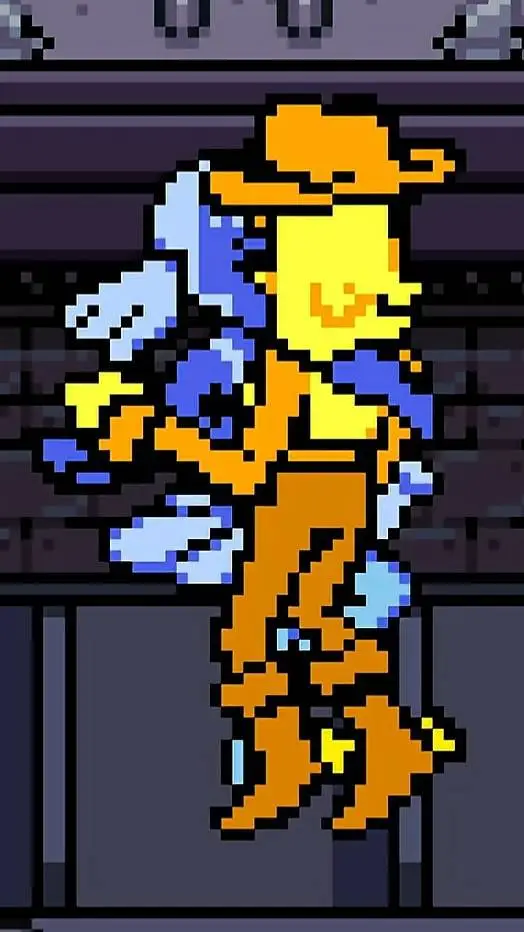 ai character: 👒💙BulletDance💛🦋 background