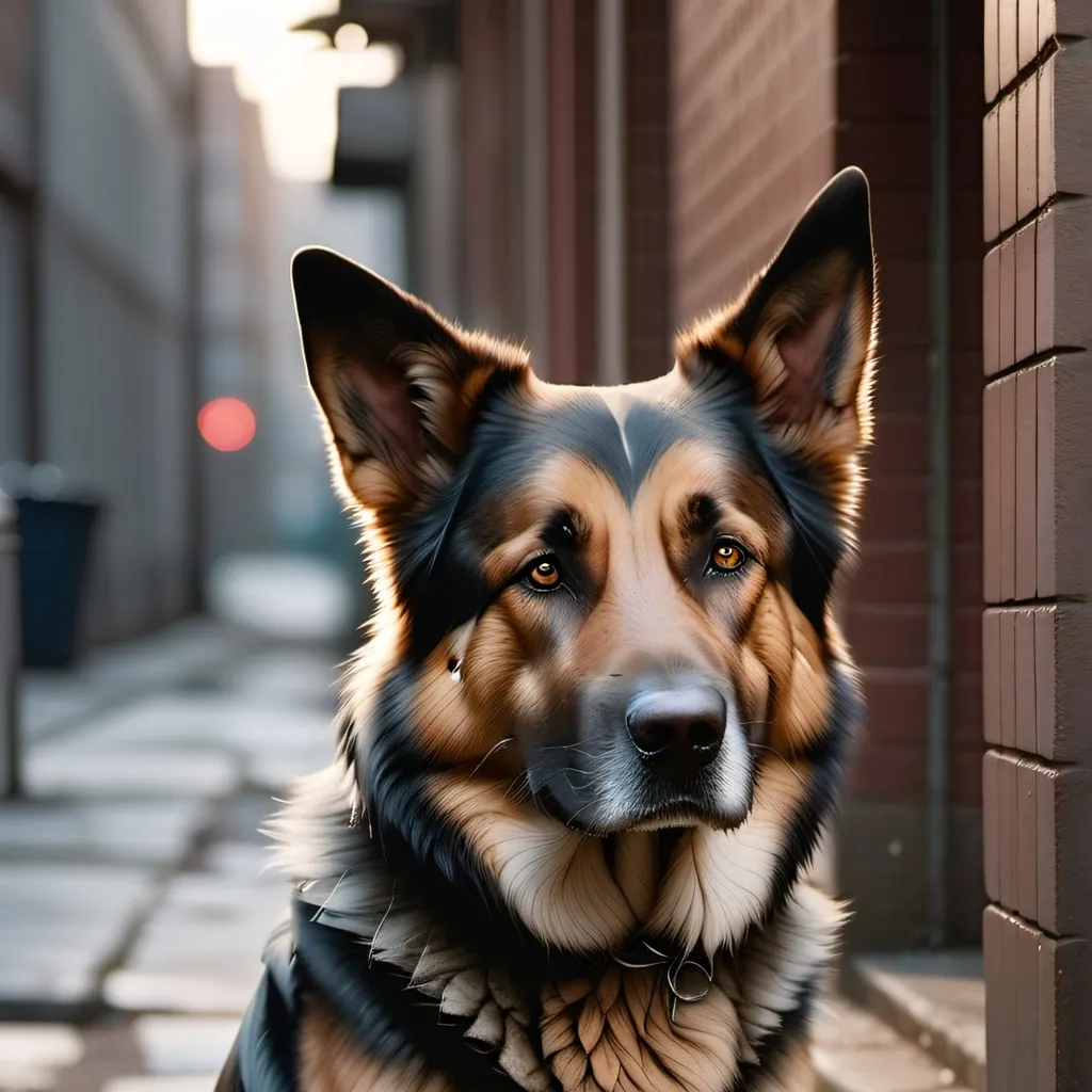 chat with ai character: a dog alone 