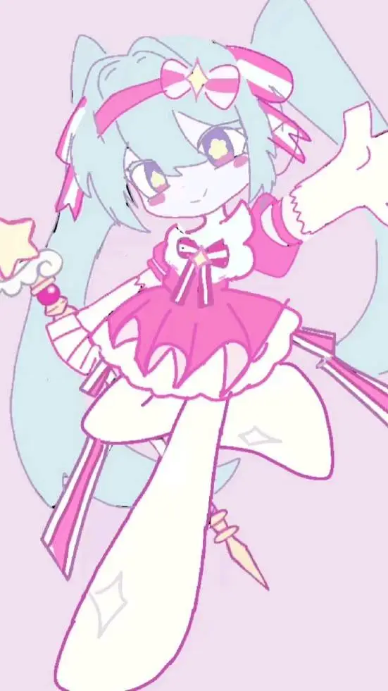 ai character: Мику! >☆<  background