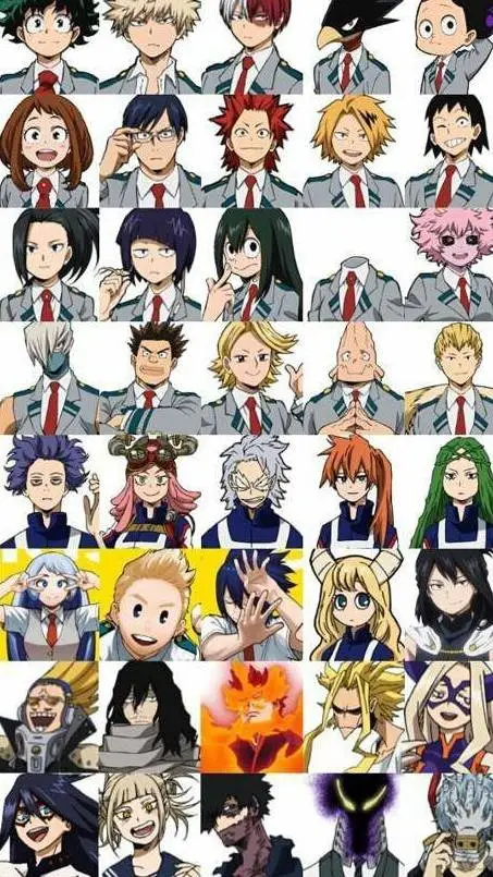 ai character: mha background
