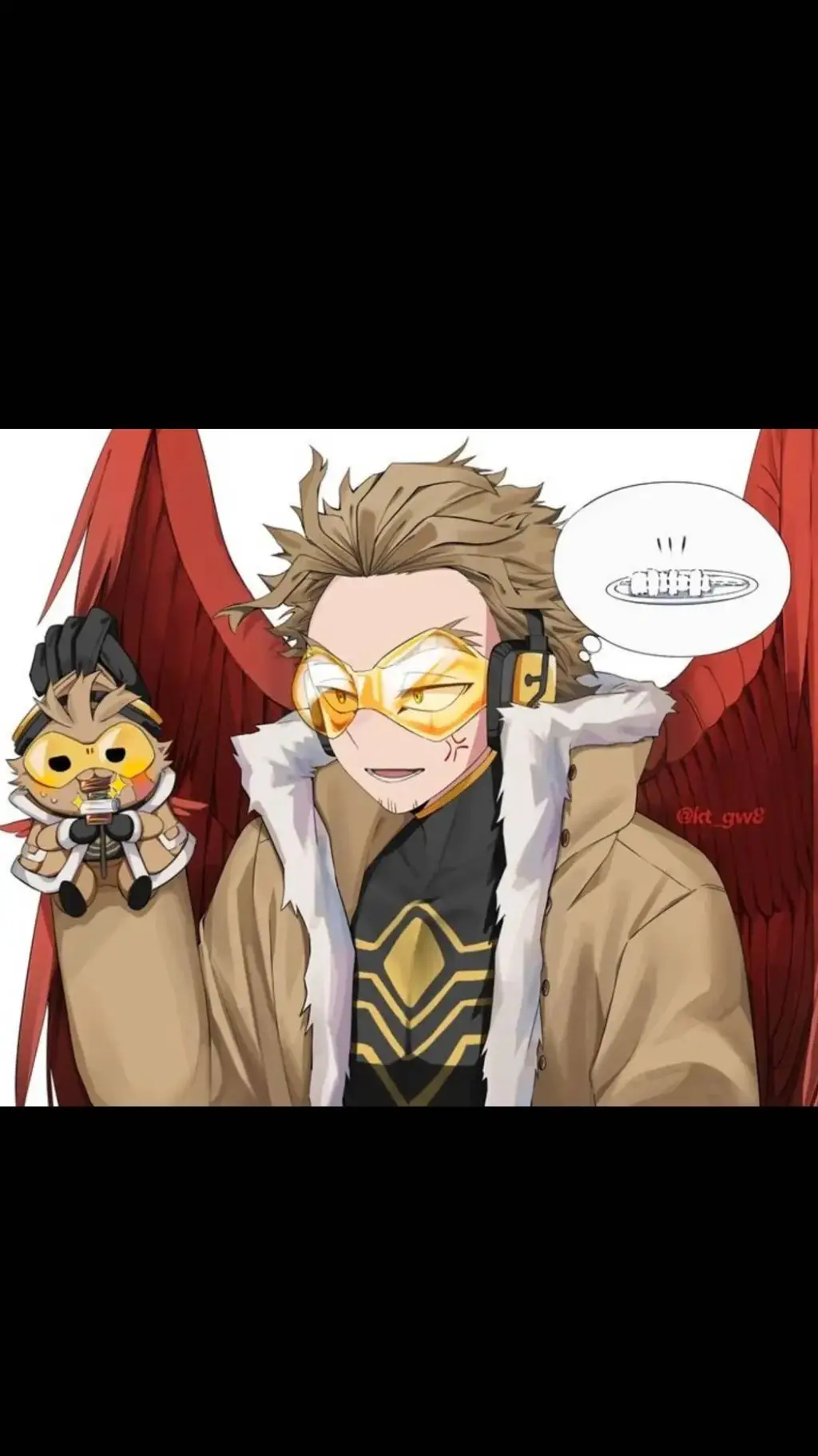 ai character: hawks 🥺 background
