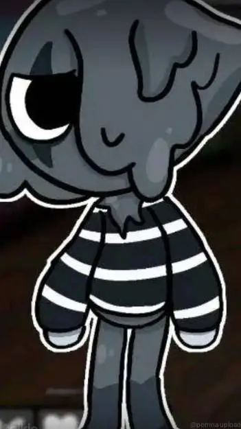 ai character: sad blot D: background