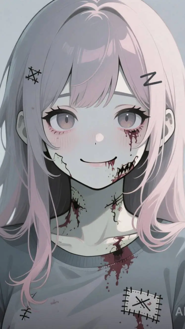 ai character: Vesper Gray background