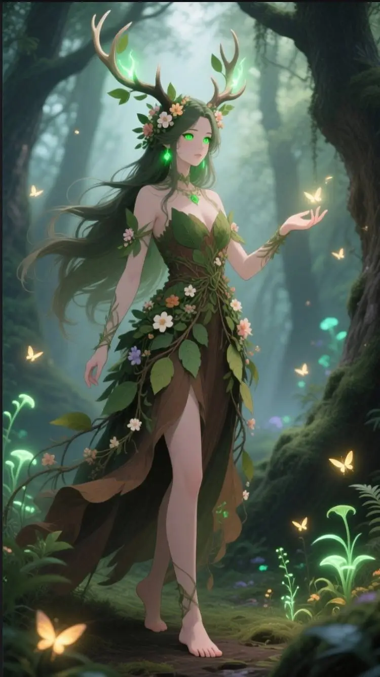 ai character: Lunara background