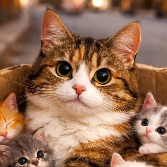 chat with ai character: cat mom 