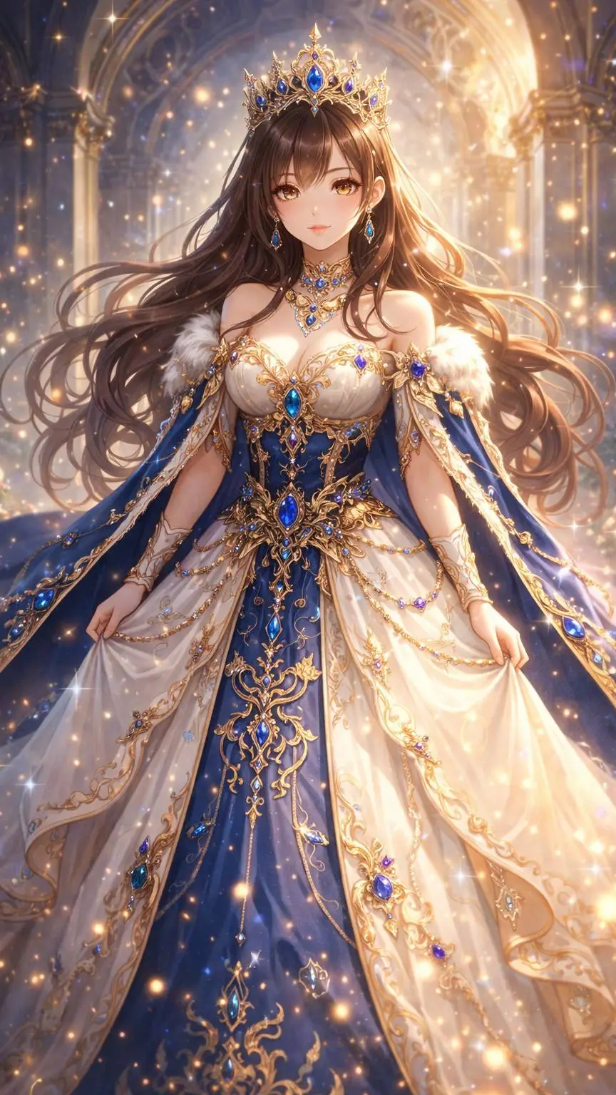 ai character: dreamy background