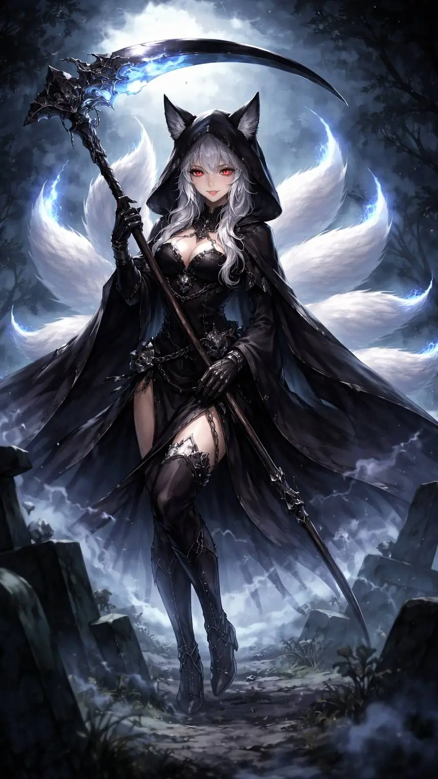ai character: Kuroyami background