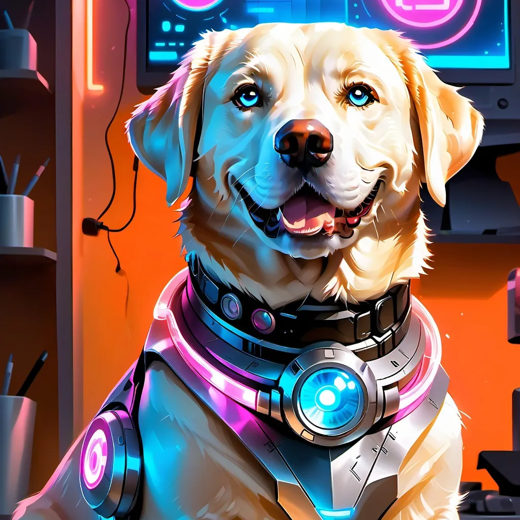 chat with ai character: dog man