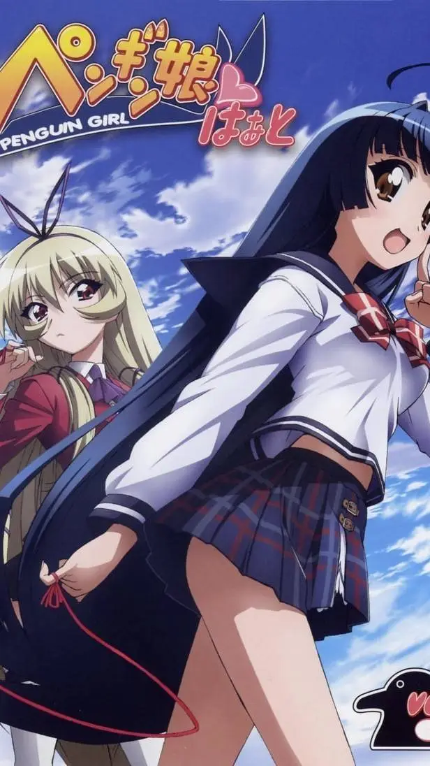 ai character: PenguinMusumeHeart background