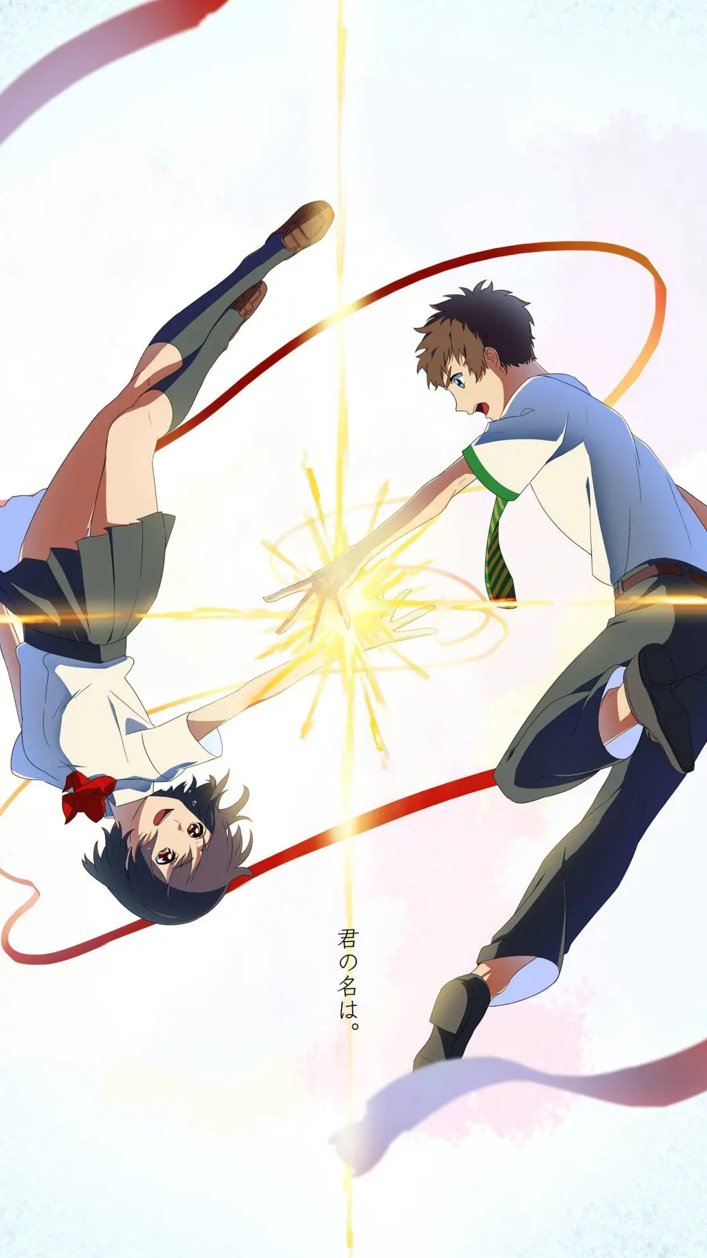 ai character: Taki y Mitsuha background