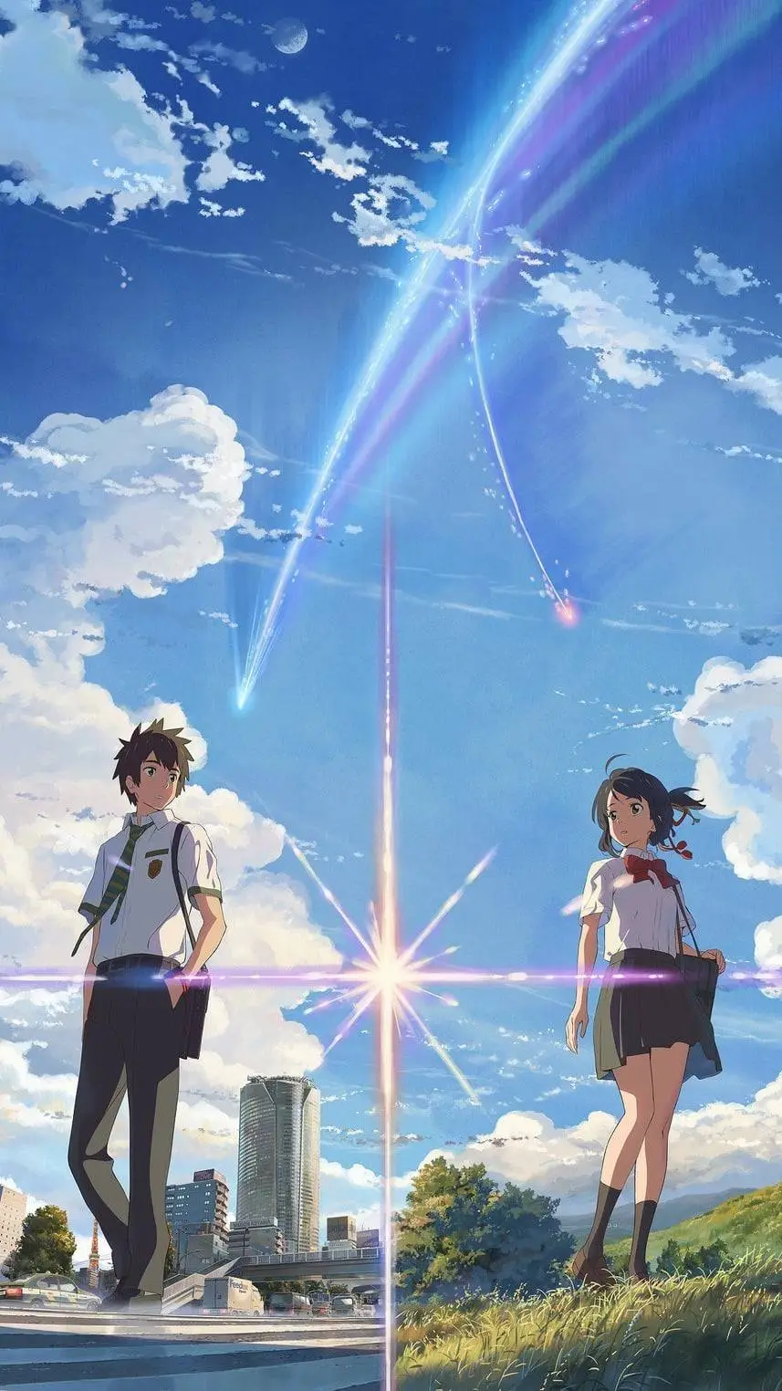 ai character: Kimi no Na wa background