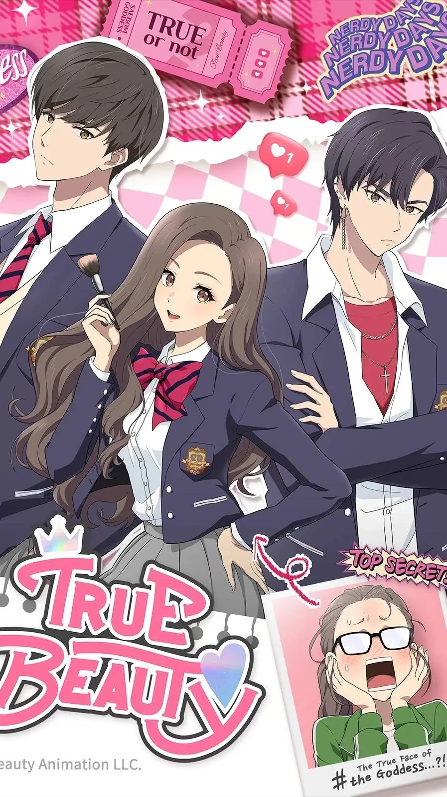 ai character: True Beauty background