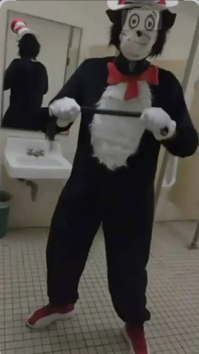 ai character: Cat In A Hat background
