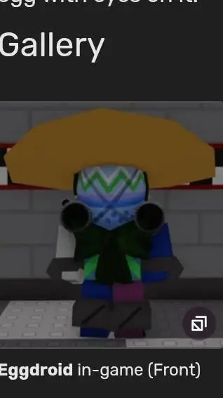 ai character: Eggdroid background