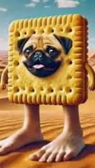 ai character: Biscotti per cani  background