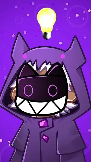 ai character: YuYu💜🟣 background
