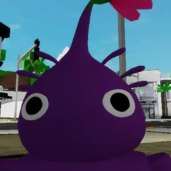 chat with ai character: pikmin morado