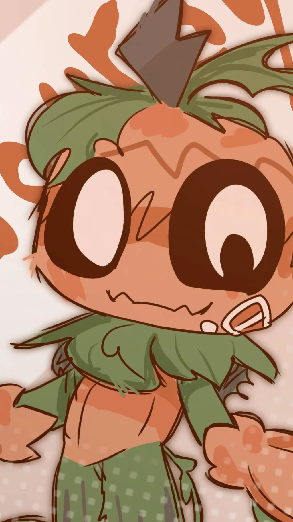 ai character: gourdy  background