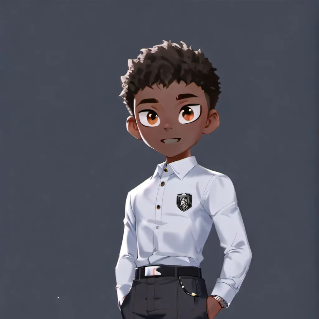 chat with ai character: cute boy