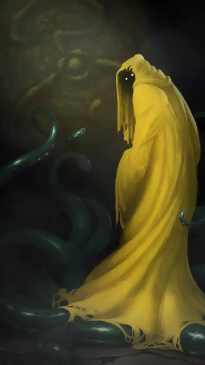 ai character: king in yellow(2) background