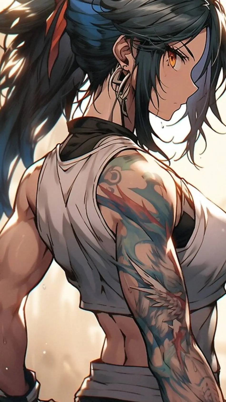 ai character: Solana  background