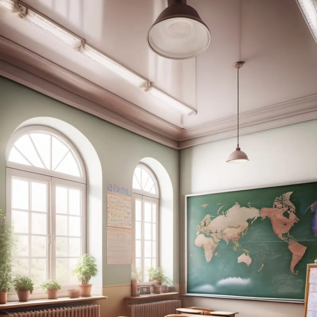 chat with ai character: classroom 