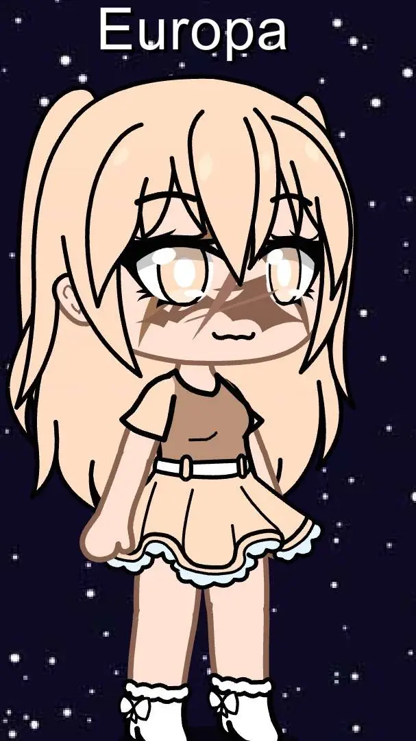 ai character: Europa  background