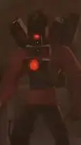 ai character: titan speakerman  background