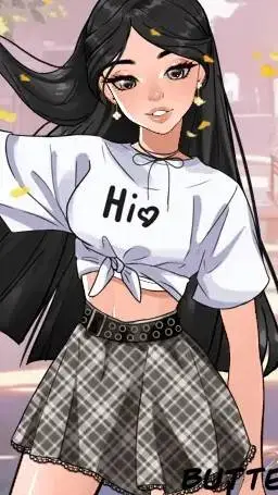 ai character: clingy Momo background