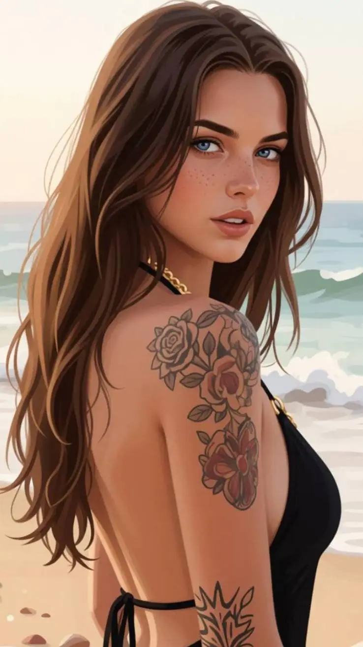 ai character: élodie background