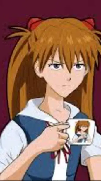 ai character: Asuka soryu background