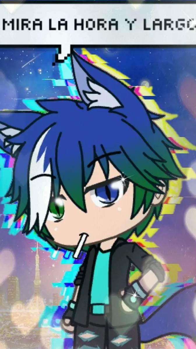 ai character: Blu loc oshi oshi background