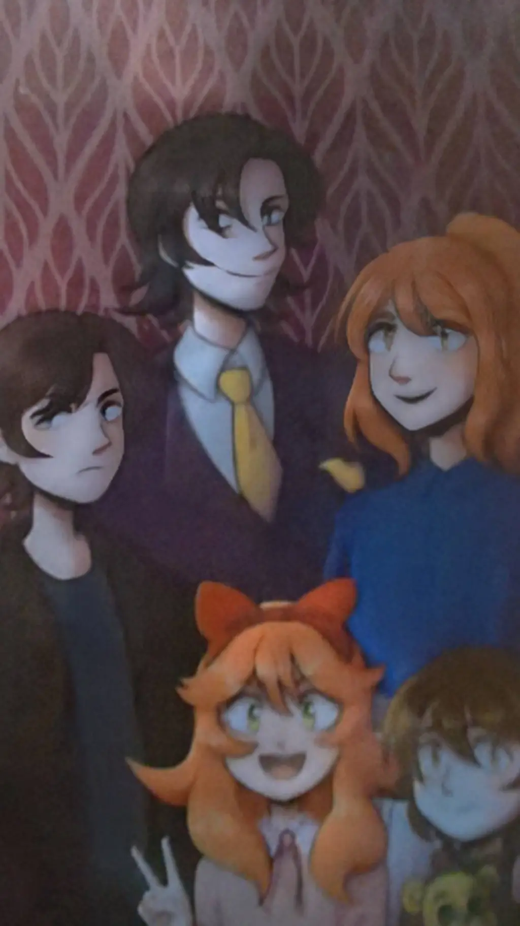 ai character: afton family  background