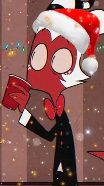 ai character: Christmas moxxie background